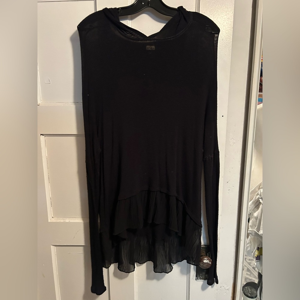 Hollister Black Tunic Top